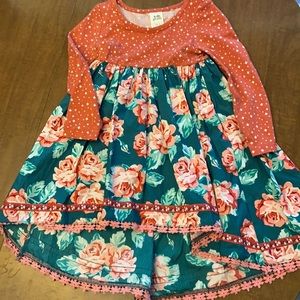 Wildflowers high lo dress